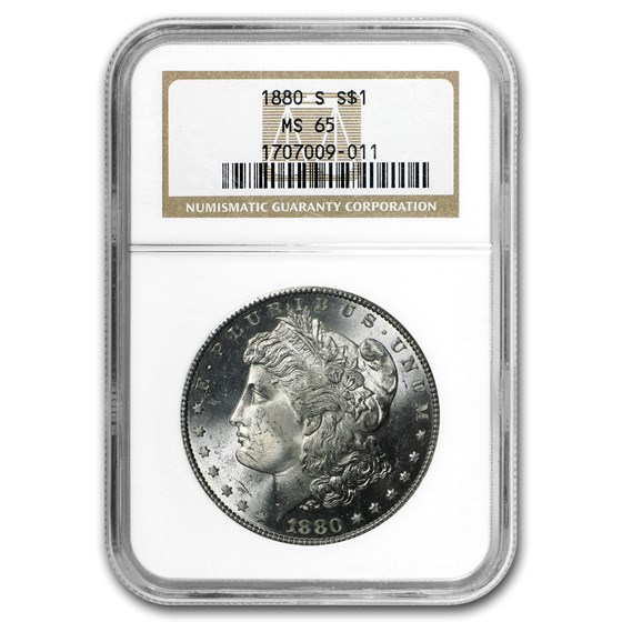 1880-S Morgan Dollar MS-65 NGC 1880-S Morgan Dollar MS-65 NGC